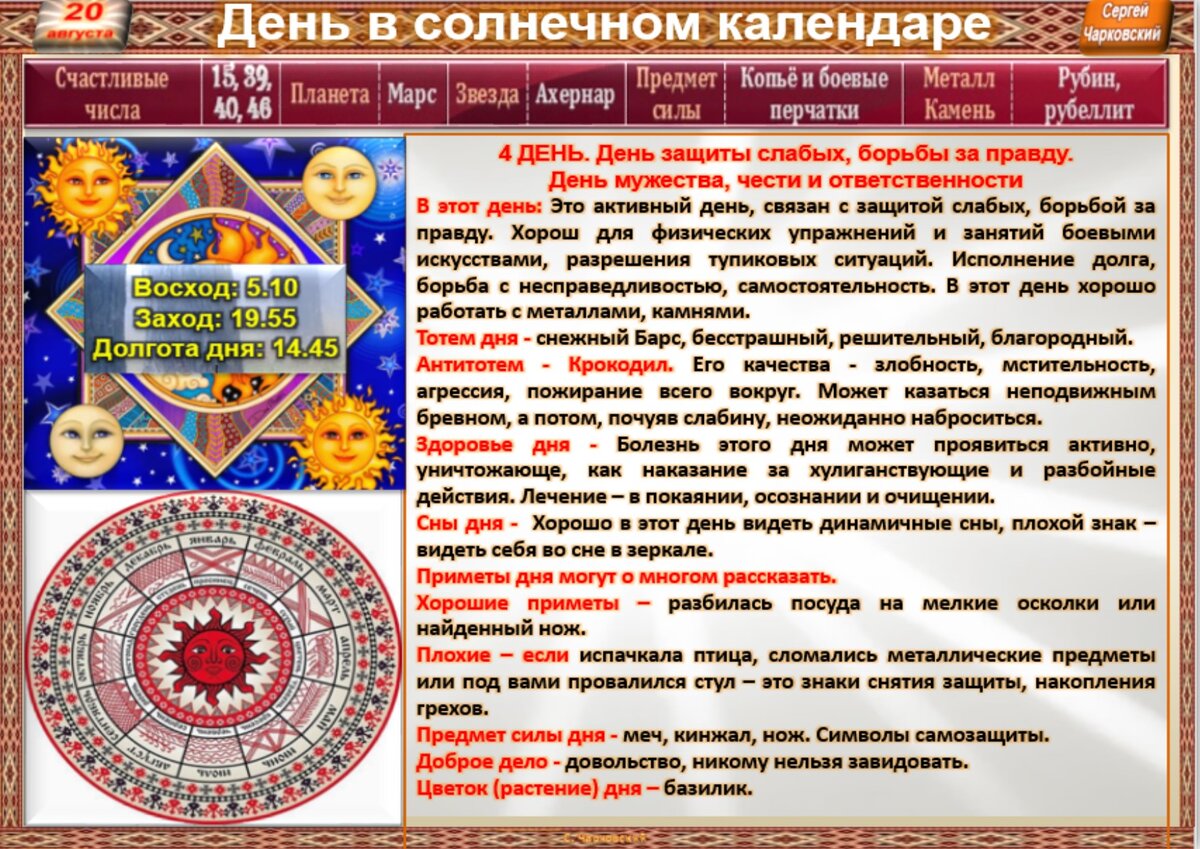 Солнечный календарь в бобруйске на 25 год За основу солнечного календаря взят