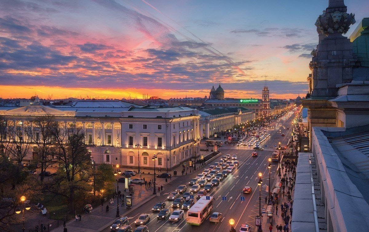 Санкт петербург центр города улицы