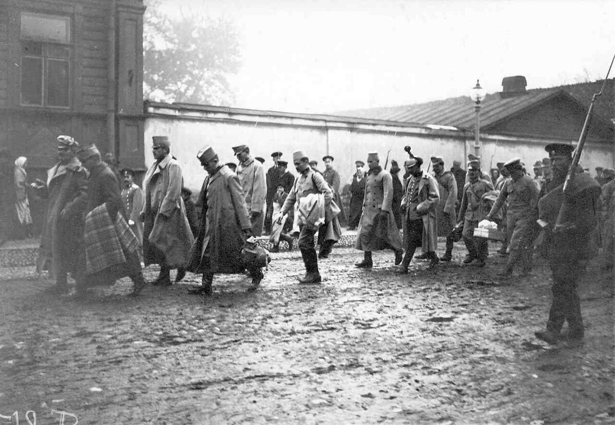 Пленные австрийцы