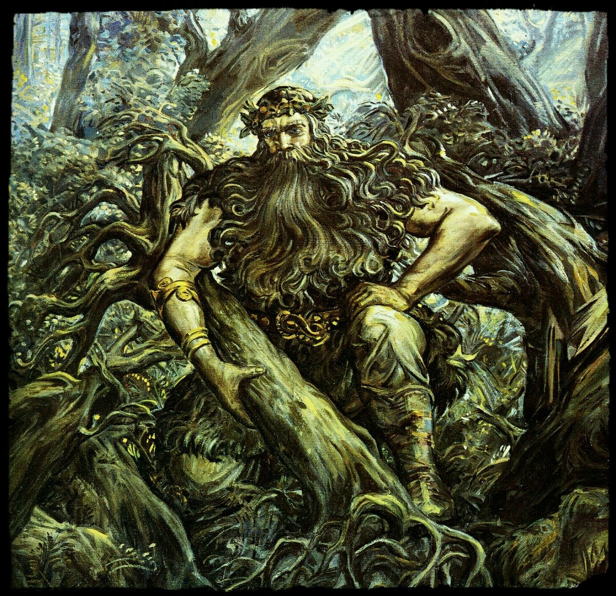 Великан-волот. Картина А. Клименко