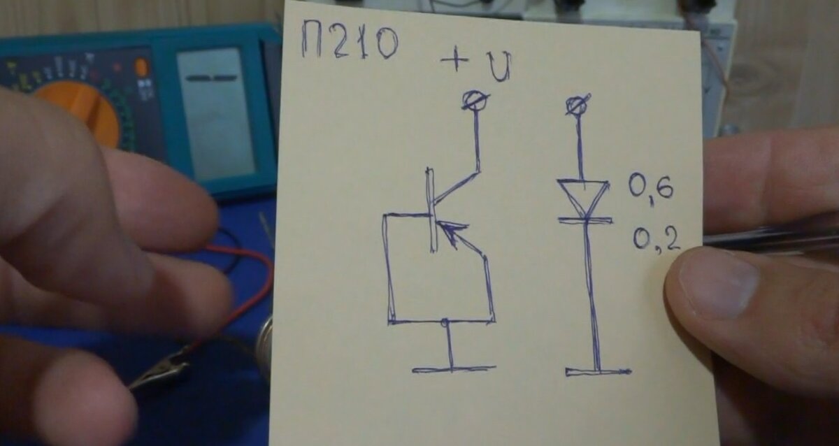 Секрет легендарного транзистора "П210". Не так прост его выпрямитель ...