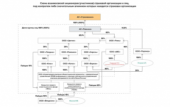 Структура собственности компании образец