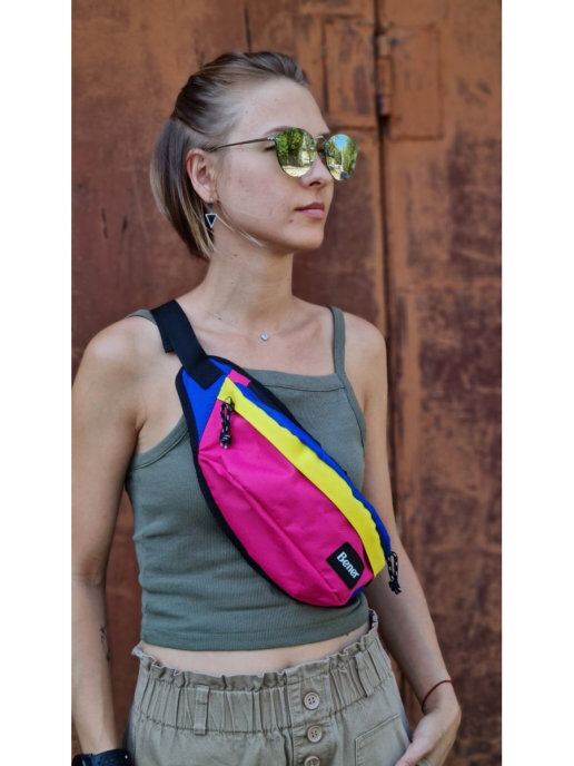 Bener / Поясная Сумка Лорри Оранжевый,Зеленый,Синий/Поясная сумка/Поясная сумка женская/Сумка на плечо