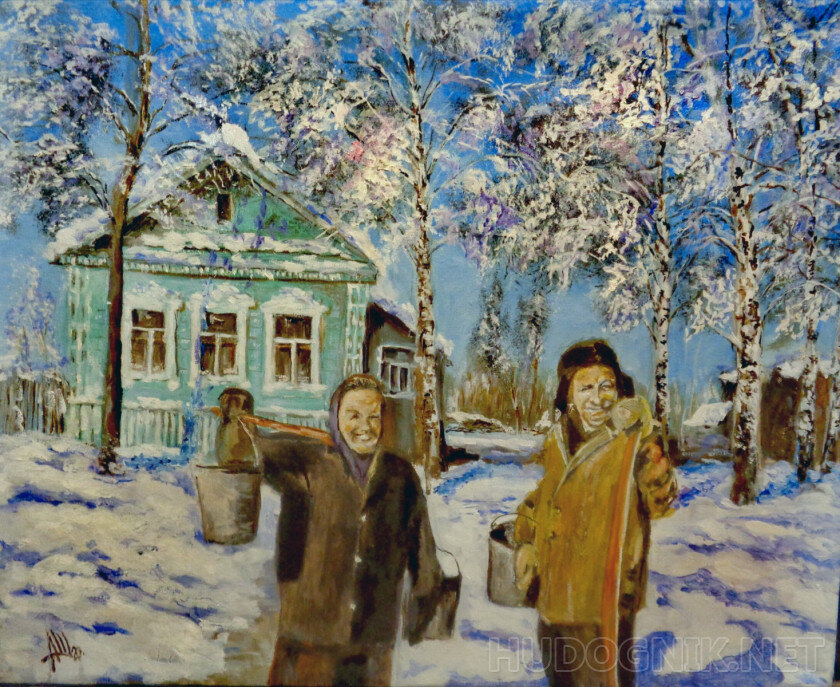"Родительский дом", художник Андрей Шельпанов https://hudognik.net/pictures/36552-Roditelskiy_dom/