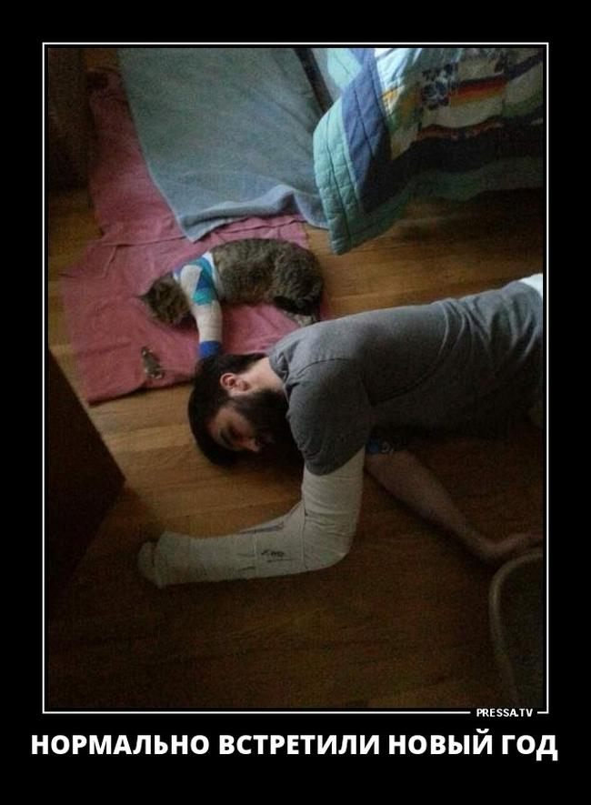 Сразу видно - друзья. И новый год весело прошел😂