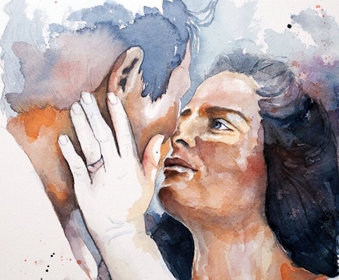 Jane-Beata картина акварелью