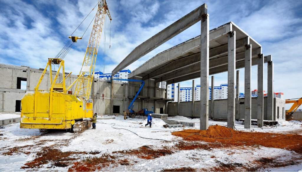 Зимняя стройка