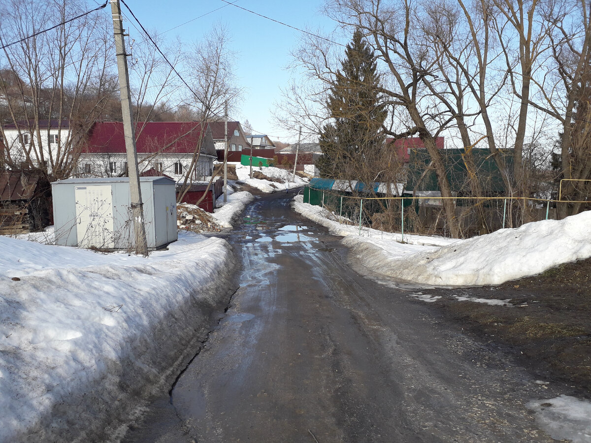 Шибко кривая дорожка в Карачарово. Фото автора.