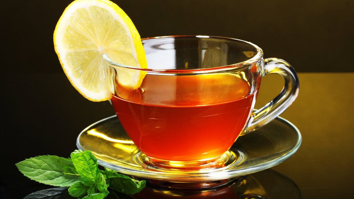 Чай с лимоном