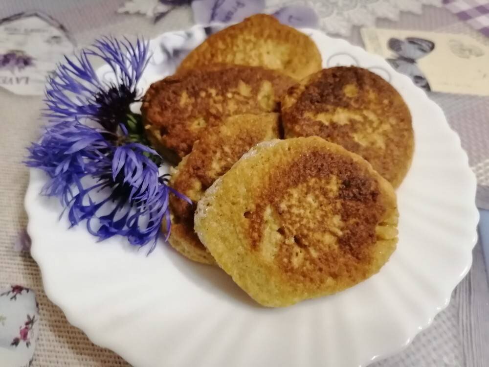 Оладьи из овсяной муки на айране