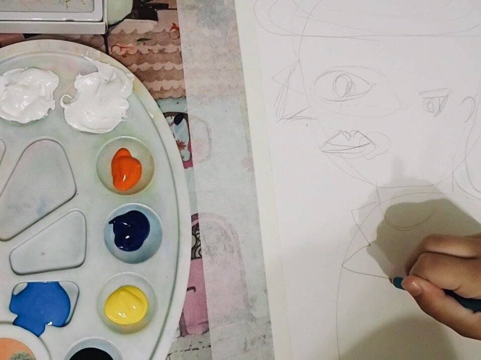 рисуем гуашью "Kidsarts "(R)