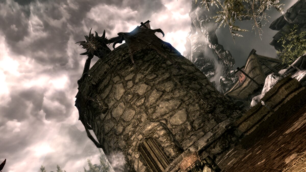 Собственно, это первый Крик, который мы вообще чётко слышим в игре. Ульфрик с кляпом не считается :)