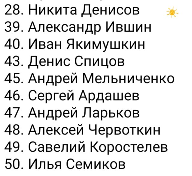 Основные соискатели наград 