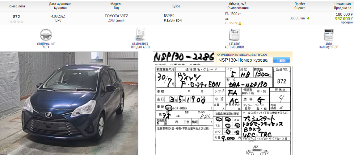 Калькулятор аукционов японии автомобили