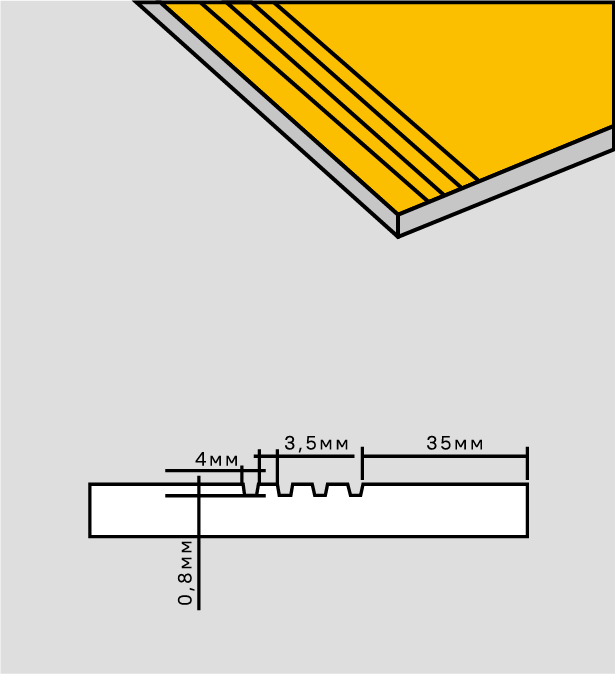 Фото: Estima, схема штампованной ступени 