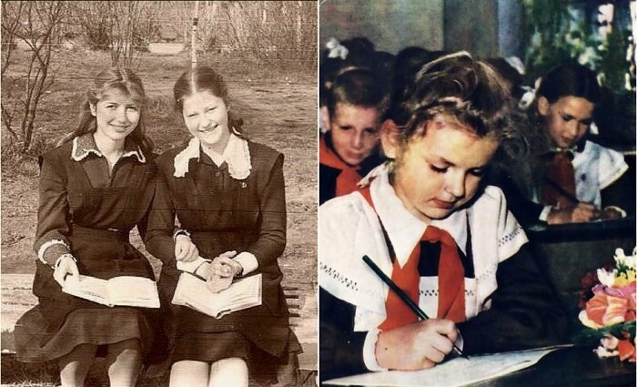  Сегодня у школьников есть все: любые канцелярские и школьные принадлежности, телефоны и планшеты, компьютерные программы.