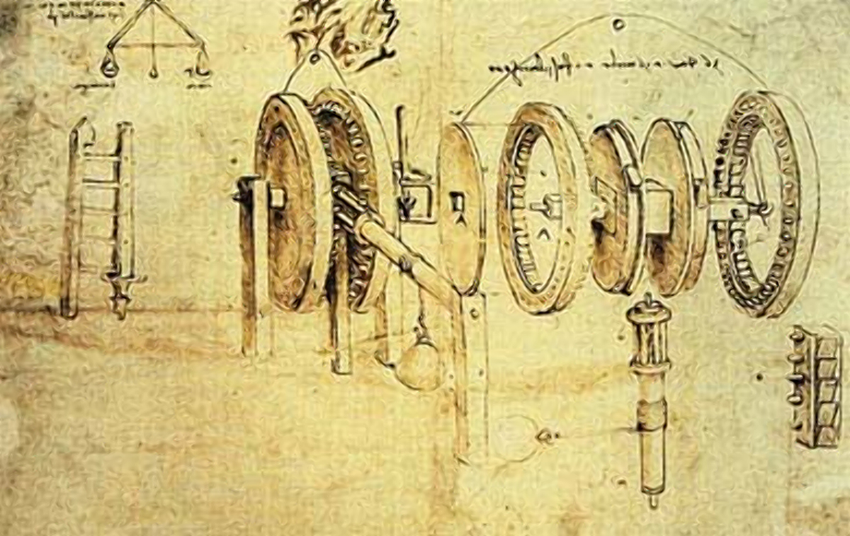Пример чертежа в разобранном виде Шестеренчатый насос с возвратно-поступательным движением.