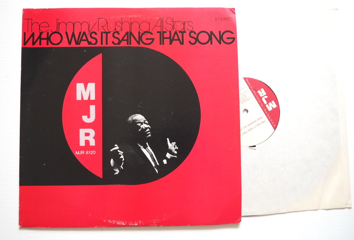 Альбом Джимми Рашинга 'Who Was It Sang That Song?', выпущенный лейблом Master Jazz в 1972 году с записями 1967 года