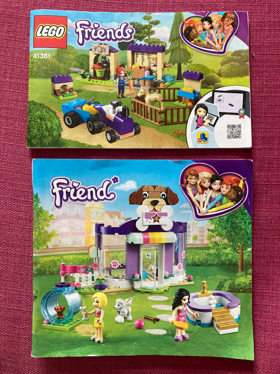 Хороший аналог Лего - friend, инструкции, как и коробки полностью повторяют оригинал. Но логотипа нет.