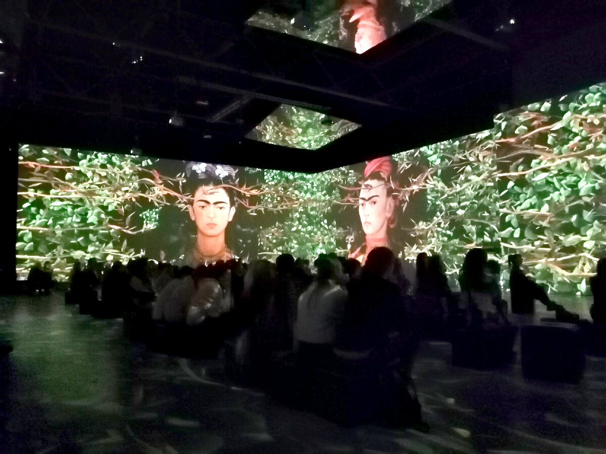 Картины в динамике смотрятся необычно. И вокруг звучит грустный бархатный голос. Это производит впечатление. 