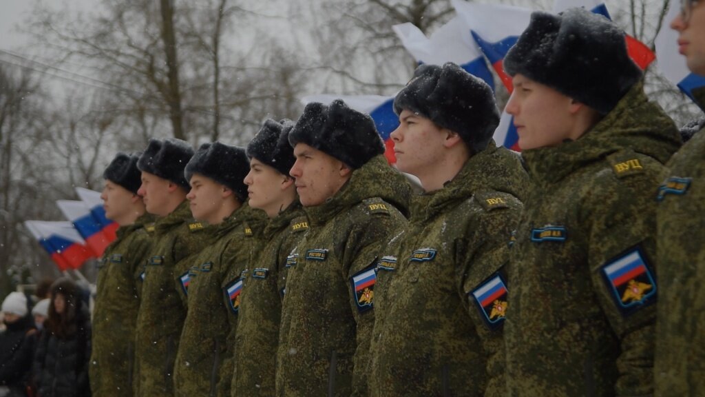 В Твери бойцов СВО поддержали торжественным митингом в Горсаду