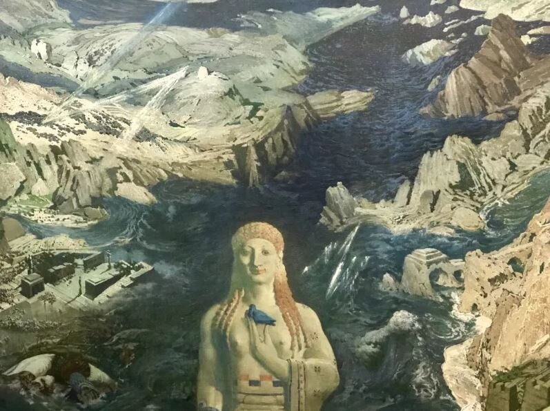 Леон Бакст. «Древний ужас». Фотография взята из свободных источников на просторах Интернета