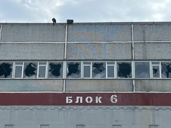    Запорожская АЭС после обстрелов ВСУ (сс) IAEA
