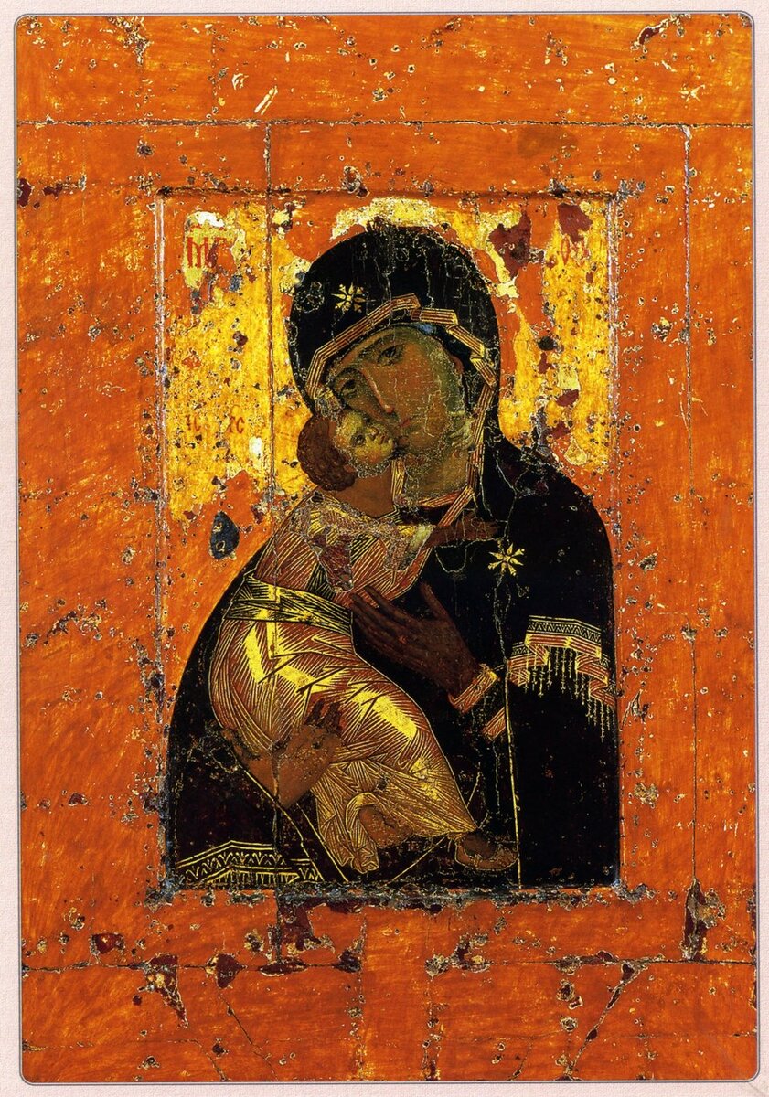 Богоматерь Владимирская 12 век.