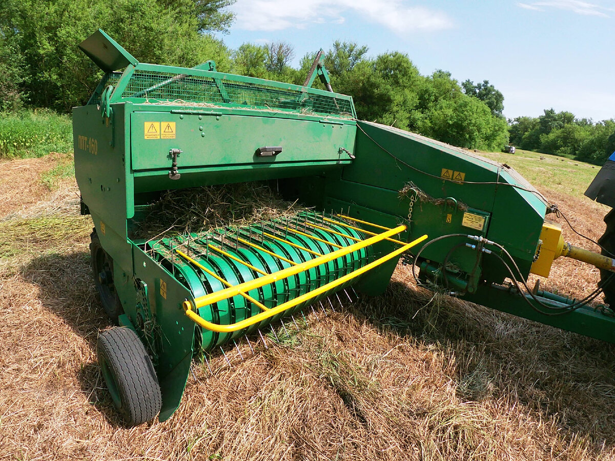 Запуск пресс-подборщика для клиента Орловского филиала ЛБР