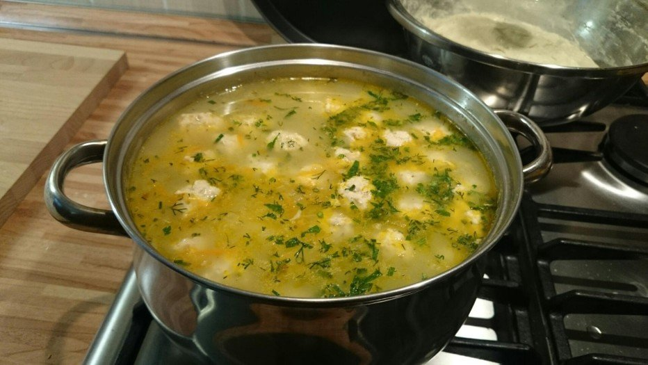 Суп с фрикадельками и вермишелью, пошаговый рецепт с фото на ккал