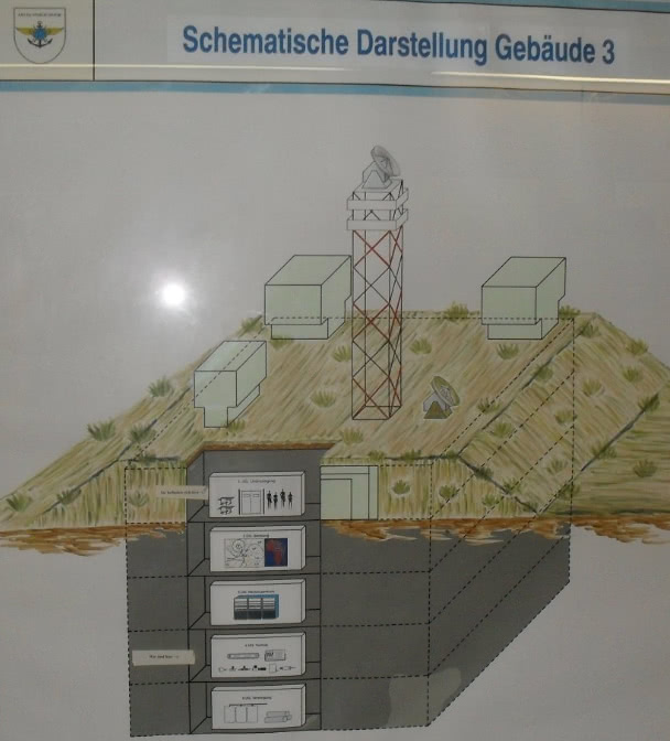 Схема бункера. Рисунок: полиция Германии 