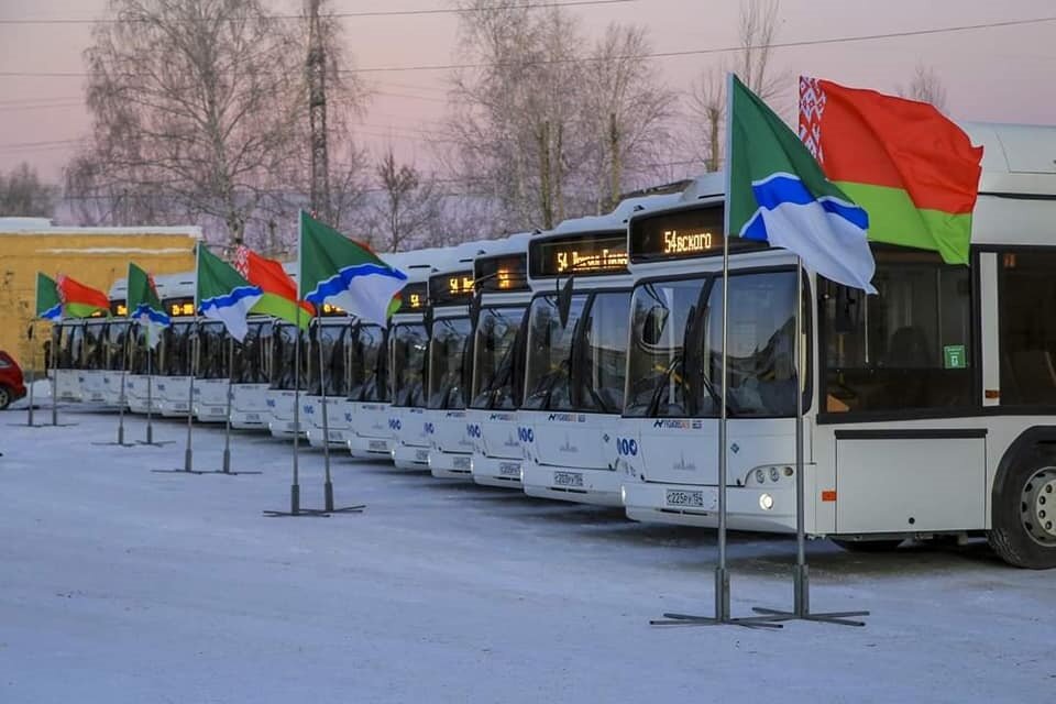 Новые МАЗы в Новосибирске