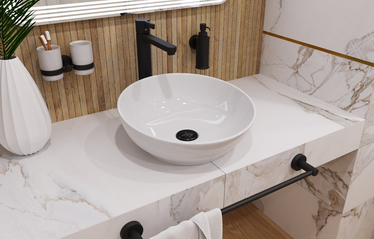 Накладной умывальник Art Cut  от SANITA LUXE