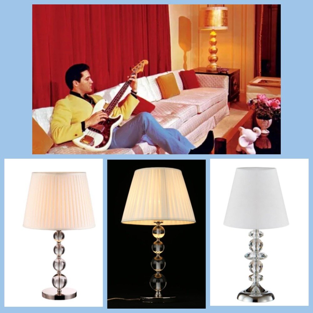 Настольные лампы в стиле неоклассики как у Элвиса Пресли