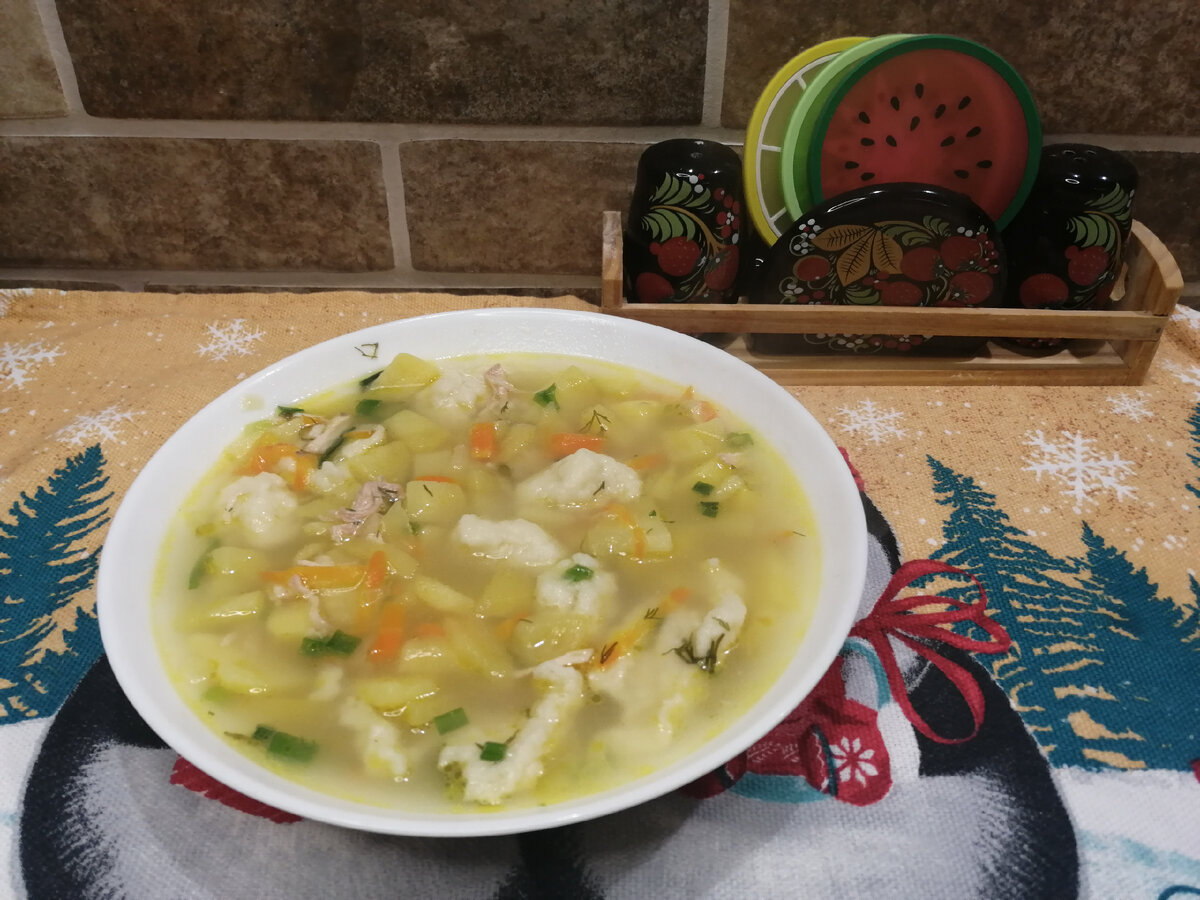 Тонкости приготовления супа с жидким тестом + 4 рецепта