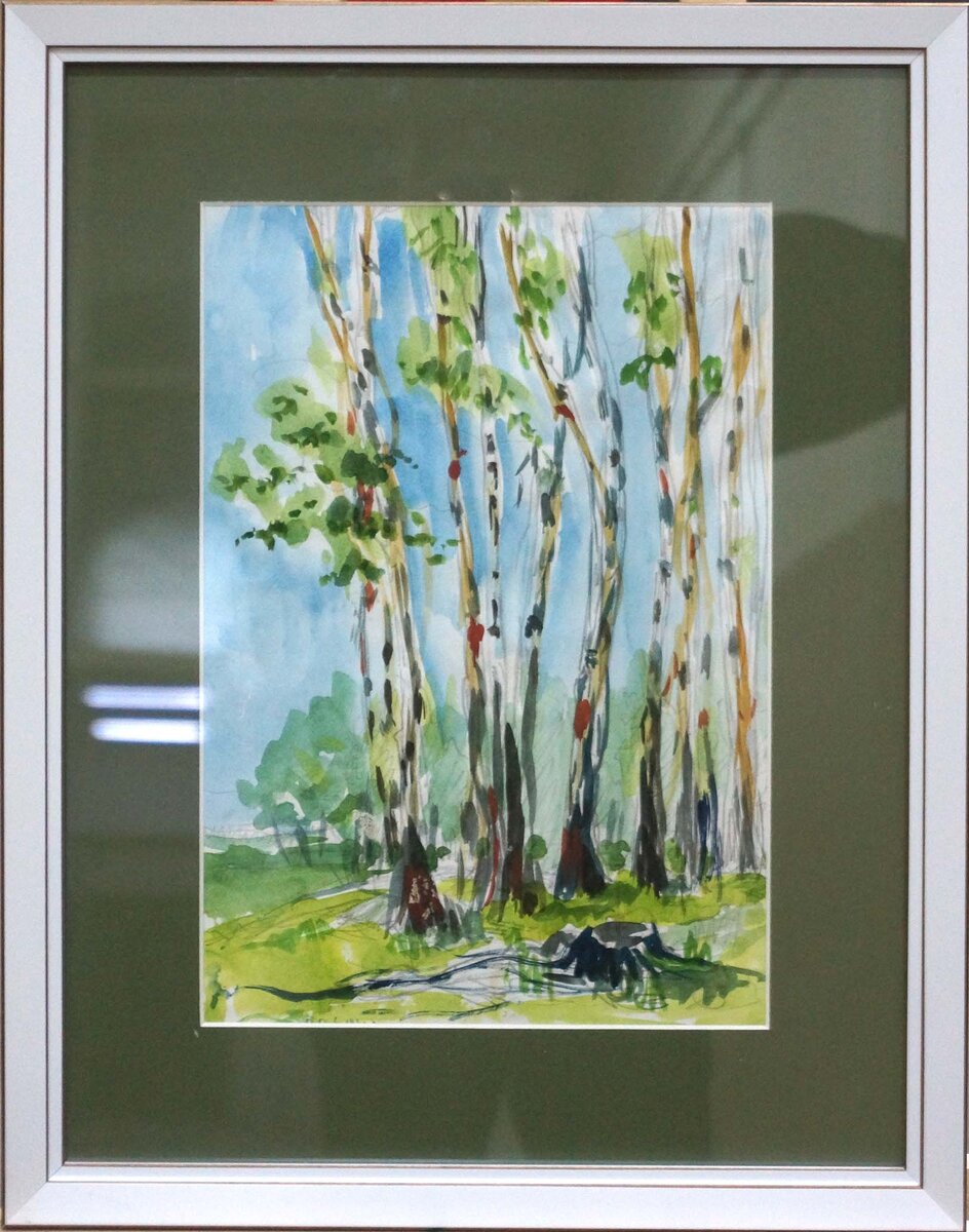 Карнаухов Лев На опушке30х20 бум акварель 2021 г 