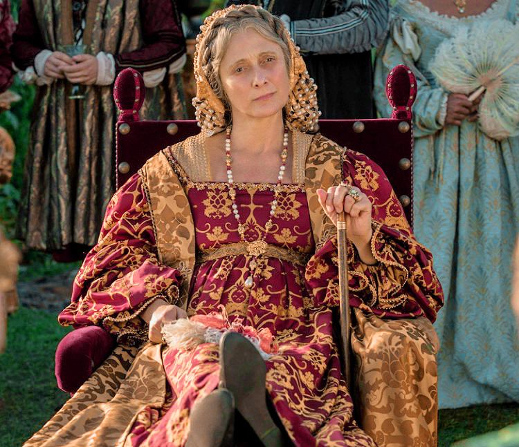 Кадр из к/с "Белая принцесса"; роль Сесилии Невилл, герцогини Йоркской