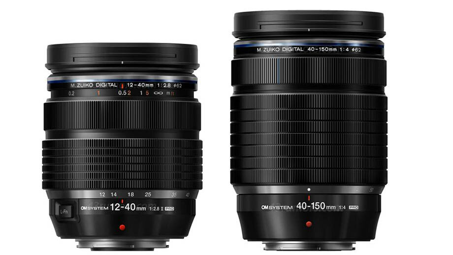 OM M.Zuiko Digital ED 12-40mm F2.8 PRO II и OM M.Zuiko Digital ED 40-150mm F4.0 PRO