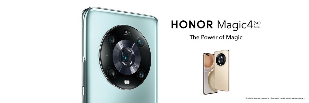 рекламный баннер смартфона Honor Magic 4