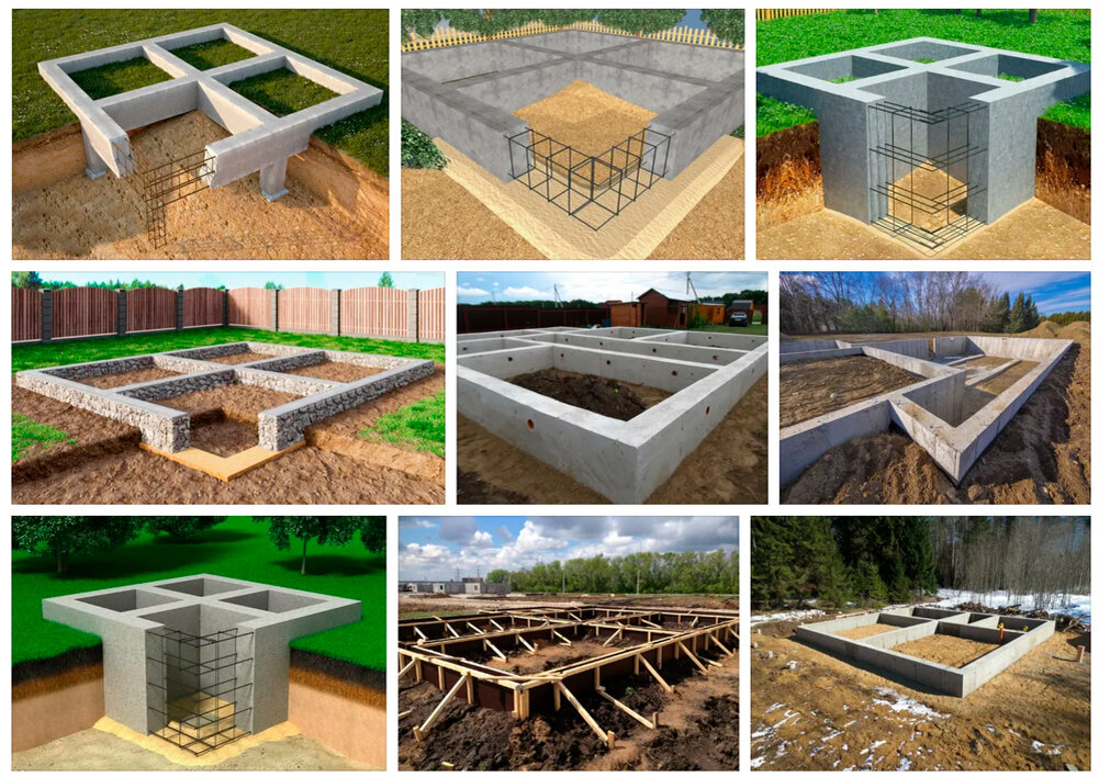 Виды фундаментов. Типы фундаментов для частного. Типы фундаментов для частного дома. Фундамент типы фундаментов. Типы фундамента для дома.