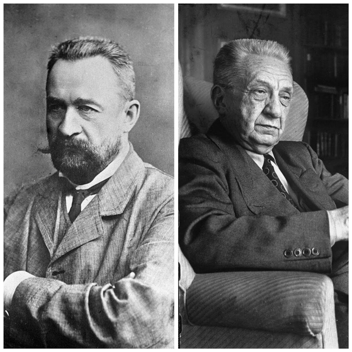 Георгий Львов (1861-1925) и Александр Керенский (1881-1970).