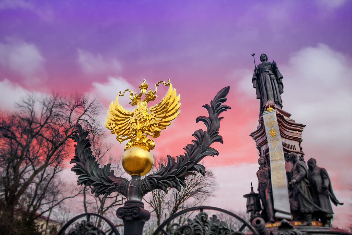 1. Краснодар. Памятник императрице Екатерине II. Февраль, 2019, Изображение Eduard Akimov с сайта Pixabay