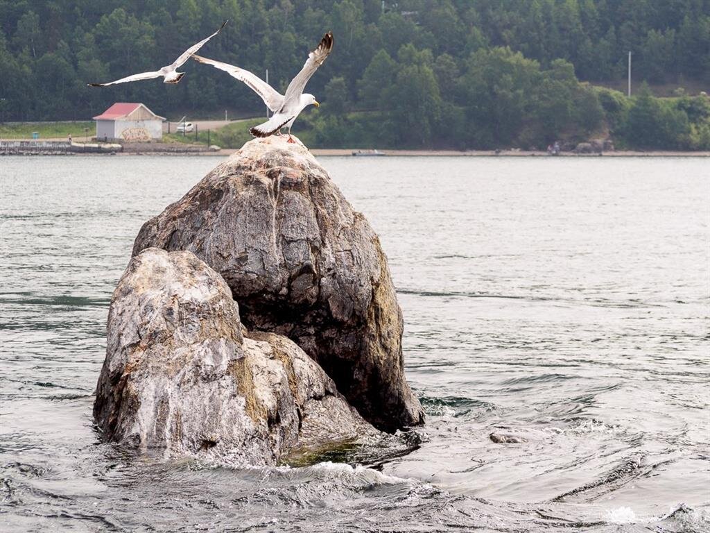 Шаман-камень у истоков Ангары