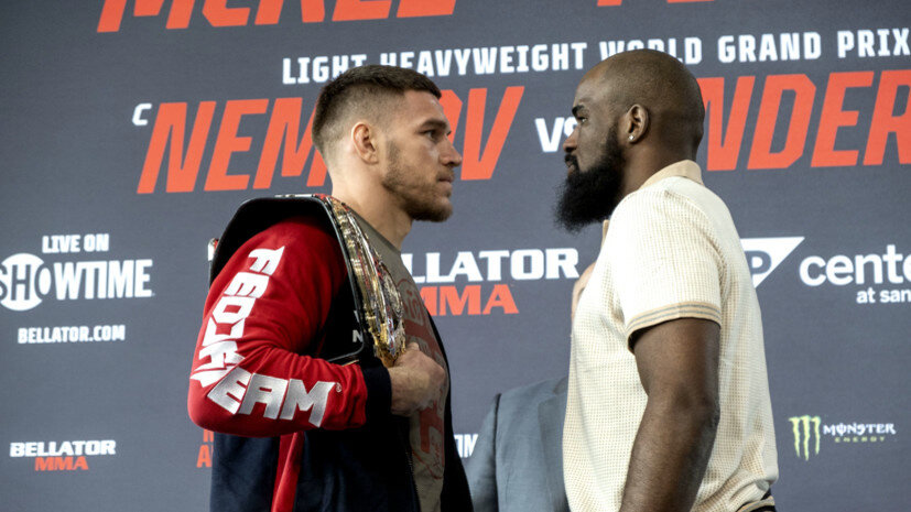     Бойцы Bellator Вадим Немков и Кори Андерсон Gettyimages.ru MediaNews Group / Los Angeles Daily News via Getty Images / Contributor