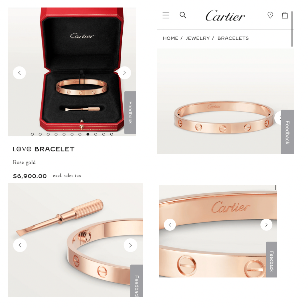 Cartier love bracelet 