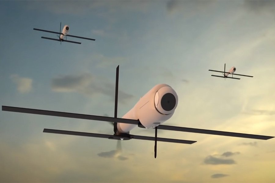 Барражирующий боеприпас Phoenix Ghost, разработанный американской компанией Aevex Aerospace - Фото: youtube.com