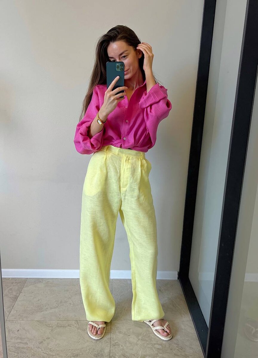 Сочетайте комплекты между собой, миксуйте как цвета, так и материалы