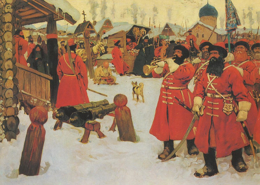 Стрельцы. Художник С. В. Иванов, 1907 г.
