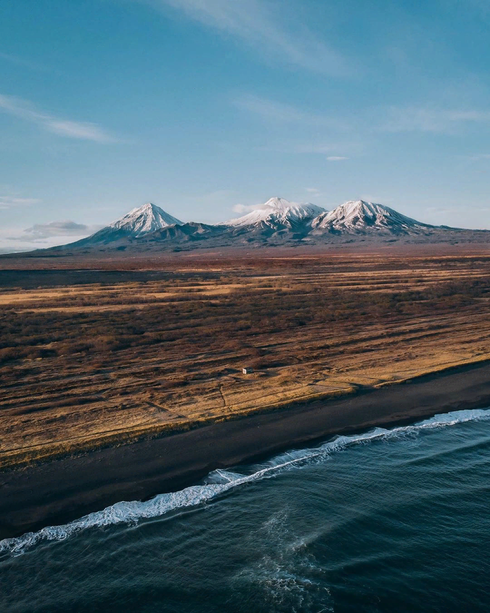 пляж на камчатке