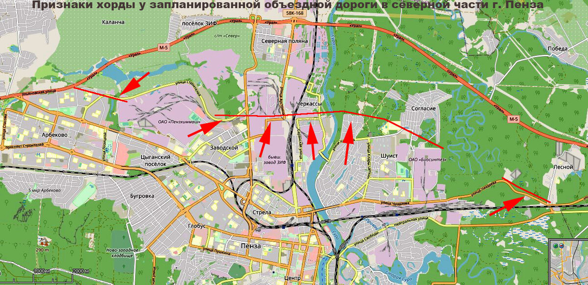 Карты пенза с номерами домов. Планируемые объездных дорог Майкопа.